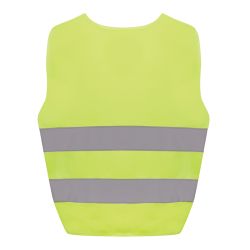 Gilet haute visibilité personnalisé de signalisation en rPET GRS enfant