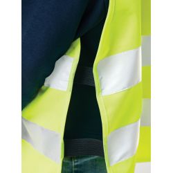 Gilet haute visibilité personnalisé de signalisation en rPET GRS enfant