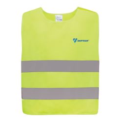 Gilet haute visibilité personnalisé de signalisation en rPET GRS enfant