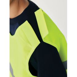 Gilet haute visibilité personnalisé de signalisation en rPET GRS enfant