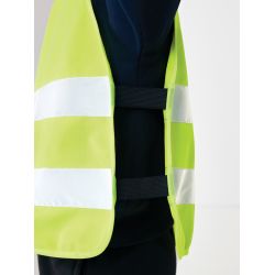 Gilet haute visibilité personnalisé de signalisation en rPET GRS enfant