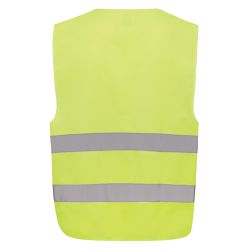 Gilet haute visibilité personnalisé de signalisation en rPET GRS