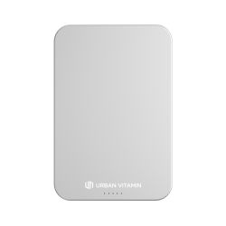 Powerbank personnalisé RCS plastique recyclé/aluminium 10 000 mAh Compton