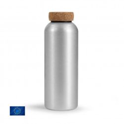 Bouteille personnalisée en Aluminium 750 ml fabriqué en Europe bouchon en liège