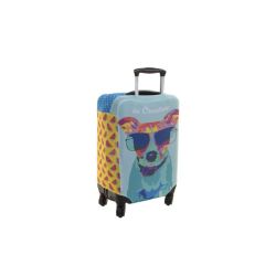 Couvre valise en polyester personnalisable sur mesure fabriqué en Europe