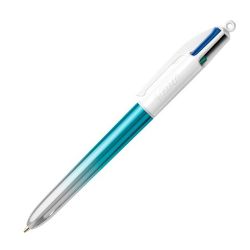 Stylo BIC 4 couleurs personnalisé fabriqué en France SHINE BICOLOR