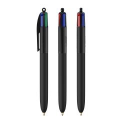 Stylo 4 couleurs publicitaire fabriqué en France BIC® Colours Soft touch