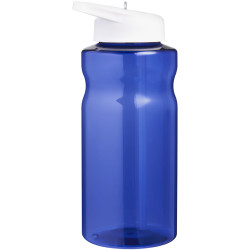 Bouteille publicitaire de sport H2O Active® Eco Big Base de 1 litre avec couvercle à bec verseur fabriqué en Europe