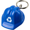 Porte-clés publicitaire Kolt recyclé en forme de casque de chantier fabriqué en Europe