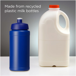 Gourde publicitaire de sport recyclée Baseline de 500 ml fabriqué en Europe