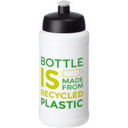 Gourde publicitaire de sport recyclée Baseline de 500 ml fabriqué en Europe Gourde publicitaire de sport recyclée Baseline de 500 ml fabriqué en Europe