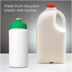 Gourde publicitaire de sport recyclée Baseline de 500 ml fabriqué en Europe