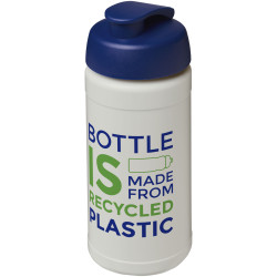 Bouteille publicitaire de sport Baseline de 500 ml recyclée avec couvercle rabattable fabriqué en Europe Bouteille publicitaire de sport Baseline de 500 ml recyclée avec couvercle rabattable fabriqué en Europe