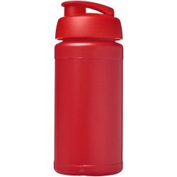 Bouteille publicitaire de sport Baseline de 500 ml recyclée avec couvercle rabattable fabriqué en Europe Bouteille publicitaire de sport Baseline de 500 ml recyclée avec couvercle rabattable fabriqué en Europe