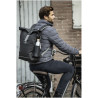 Sacoche publicitaire de vélo Aqua de 20 L avec dessus enroulable 15" recyclée certifiée GRS résistante à l'eau