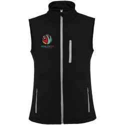 Gilet publicitaire softshell unisexe Nevada