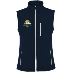 Gilet publicitaire softshell unisexe Nevada