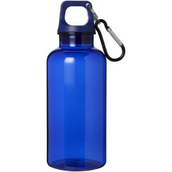 Bouteille publicitaire d'eau 400 ml en aluminium recyclé certifié RCS Oregon avec mousqueton