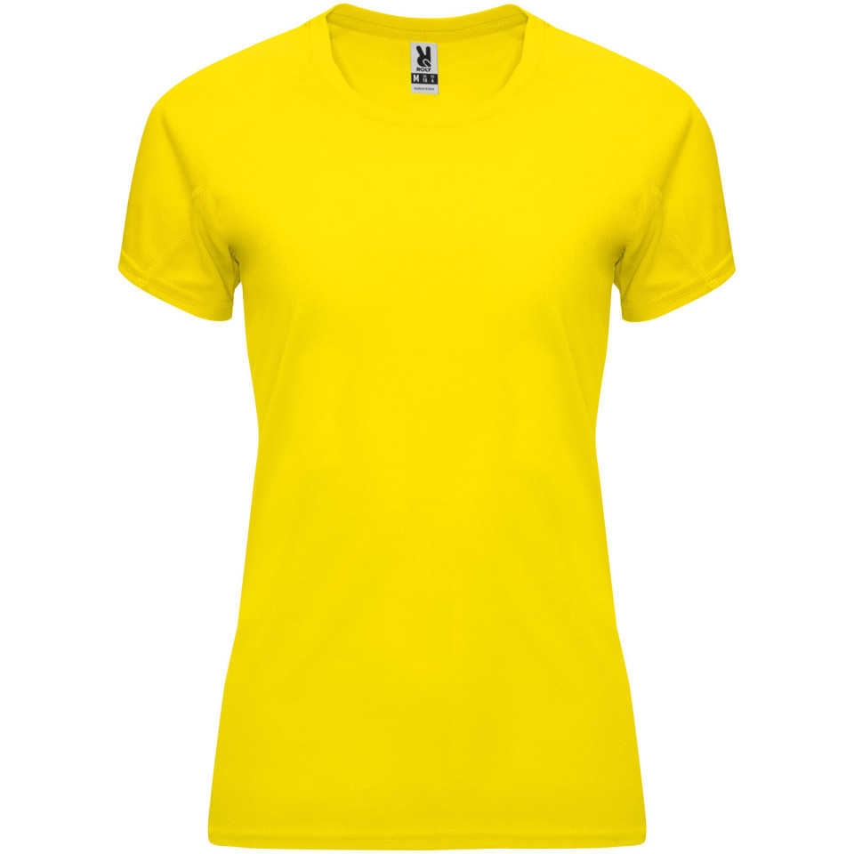 T-shirt publicitaire de sport Bahrain à manches courtes pour femme