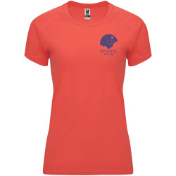 T-shirt publicitaire de sport Bahrain à manches courtes pour femme