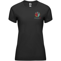 T-shirt publicitaire de sport Bahrain à manches courtes pour femme