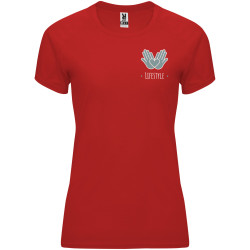 T-shirt publicitaire de sport Bahrain à manches courtes pour femme