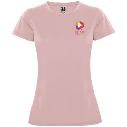 T-shirt publicitaire sport Montecarlo à manches courtes pour femme