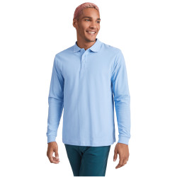Polo publicitaire Estrella à manches longues pour homme Polo publicitaire Estrella à manches longues pour homme