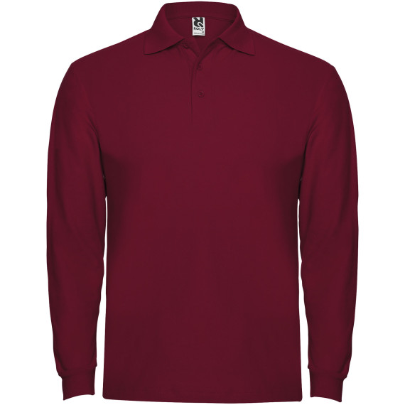 Polo publicitaire Estrella à manches longues pour homme Polo publicitaire Estrella à manches longues pour homme