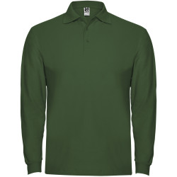 Polo publicitaire Estrella à manches longues pour homme Polo publicitaire Estrella à manches longues pour homme