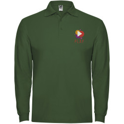Polo publicitaire Estrella à manches longues pour homme Polo publicitaire Estrella à manches longues pour homme