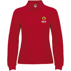 Polo publicitaire Estrella à manches longues pour femme Polo publicitaire Estrella à manches longues pour femme