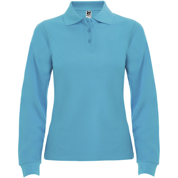 Polo publicitaire Estrella à manches longues pour femme Polo publicitaire Estrella à manches longues pour femme