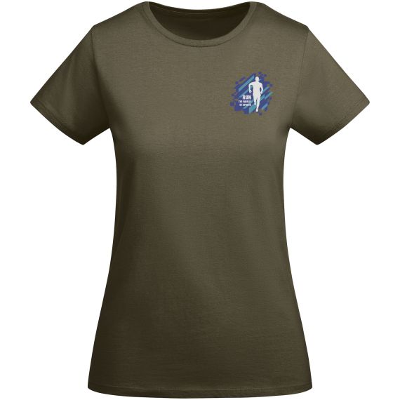 T-shirt publicitaire Breda à manches courtes pour femme T-shirt publicitaire Breda à manches courtes pour femme