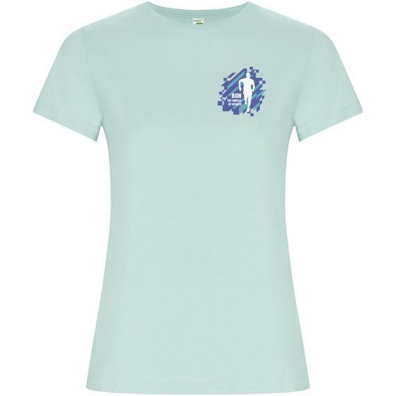 T-shirt publicitaire Golden à manches courtes pour femme T-shirt publicitaire Golden à manches courtes pour femme
