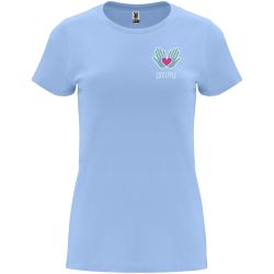 T-shirt publicitaire Capri à manches courtes pour femme