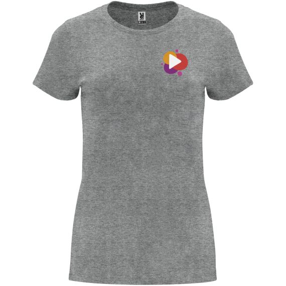 T-shirt publicitaire Capri à manches courtes pour femme