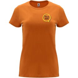 T-shirt publicitaire Capri à manches courtes pour femme