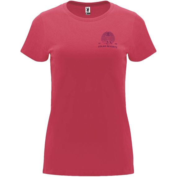 T-shirt publicitaire Capri à manches courtes pour femme