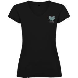 T-shirt publicitaire Victoria à col en V et manches courtes pour femme T-shirt publicitaire Victoria à col en V et manches courtes pour femme