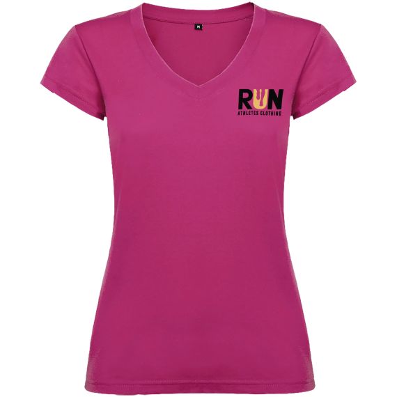 T-shirt publicitaire Victoria à col en V et manches courtes pour femme T-shirt publicitaire Victoria à col en V et manches courtes pour femme