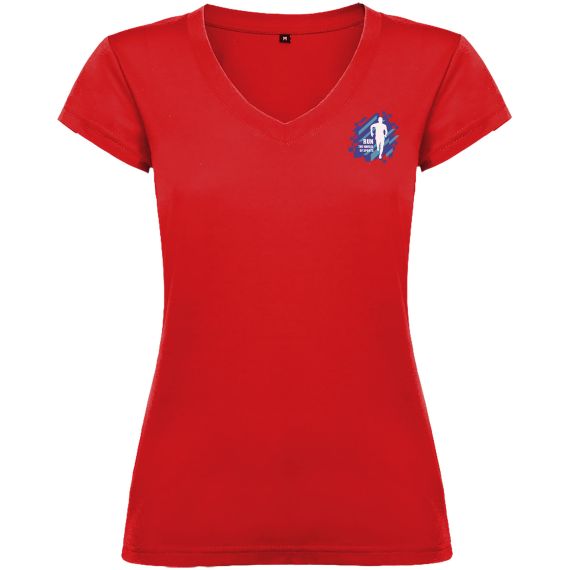T-shirt publicitaire Victoria à col en V et manches courtes pour femme T-shirt publicitaire Victoria à col en V et manches courtes pour femme