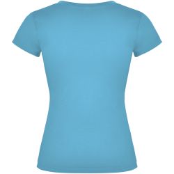 T-shirt publicitaire Victoria à col en V et manches courtes pour femme