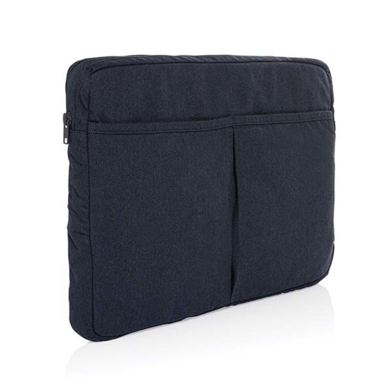 Pochette publicitaire ordinateur 15,6'' en coton recyclé AWARE™ Laluka