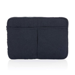 Pochette publicitaire ordinateur 15,6'' en coton recyclé AWARE™ Laluka