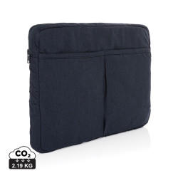 Pochette publicitaire ordinateur 15,6'' en coton recyclé AWARE™ Laluka