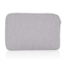 Pochette publicitaire ordinateur 15,6'' en coton recyclé AWARE™ Laluka