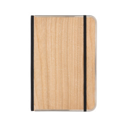 Carnet publicitaire A5 couverture imprimé bois Treeline FSC® Bois