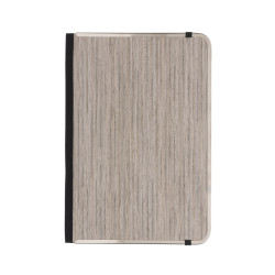 Carnet publicitaire A5 couverture imprimé bois Treeline FSC® Bois