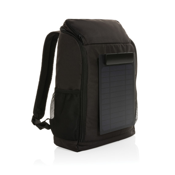 Sac publicitaire à dos avec panneau solaire 5W rPET AWARE™ Pedro